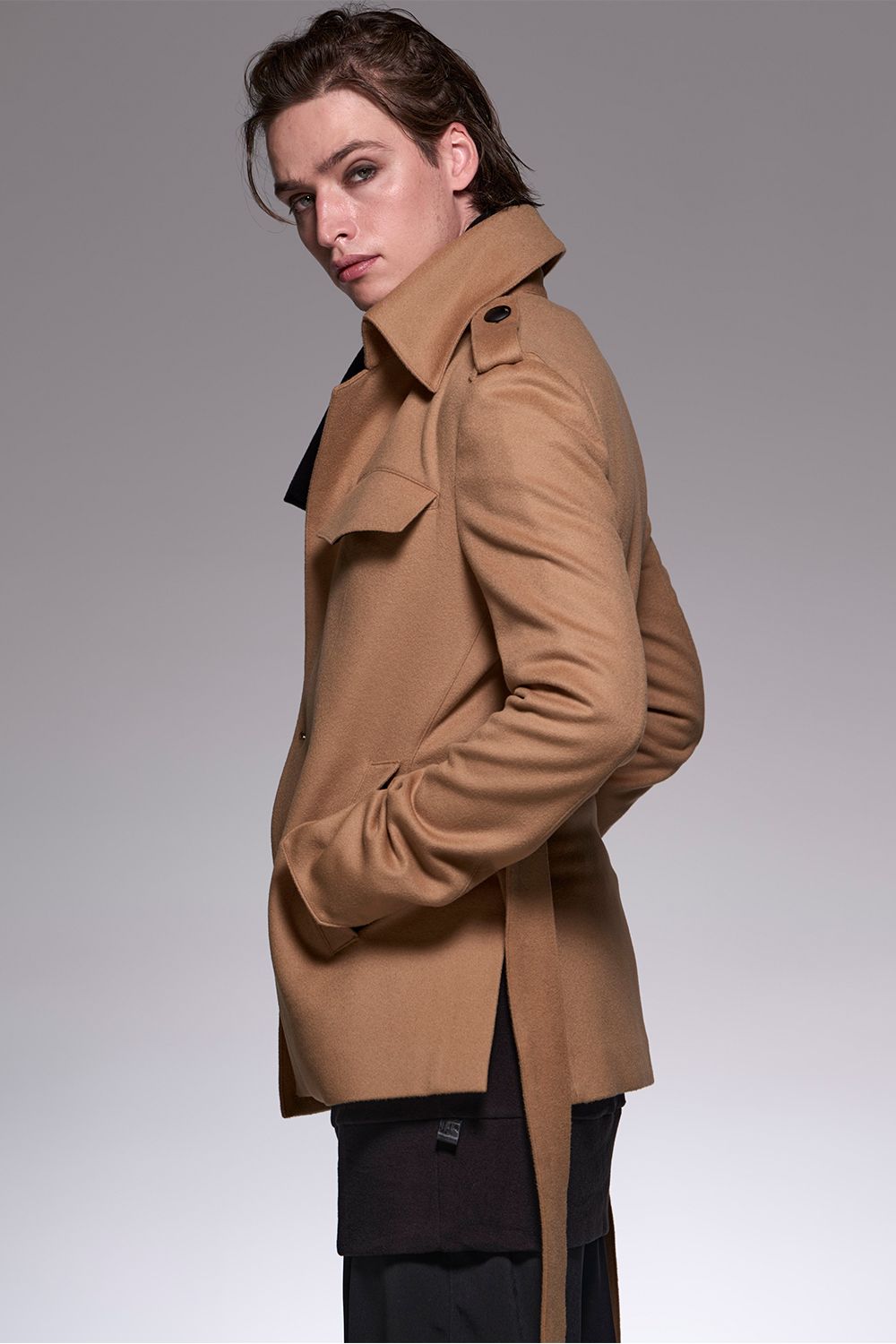 Cashmere Beaver Safari Jacket / カシミアビーバーサファリジャケット