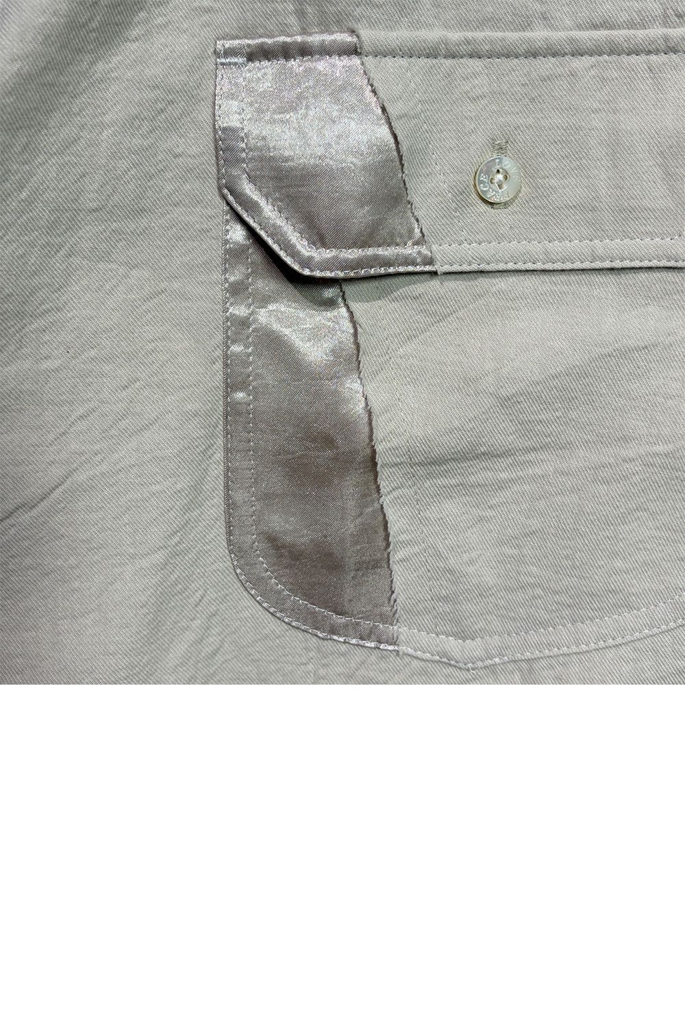CO/W VIYELLA SHIRT / コットン ビエラ ショートスリーブ オープンカラーシャツ