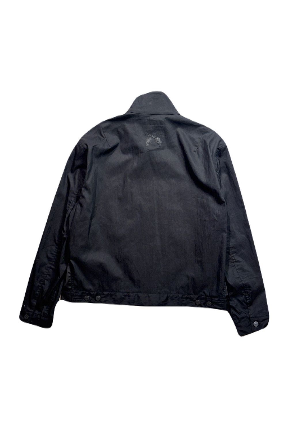 CO/NY GABA JACKET/PATCH / コットン ナイロン ギャバジン ジャケット レザークロスガンパッチ