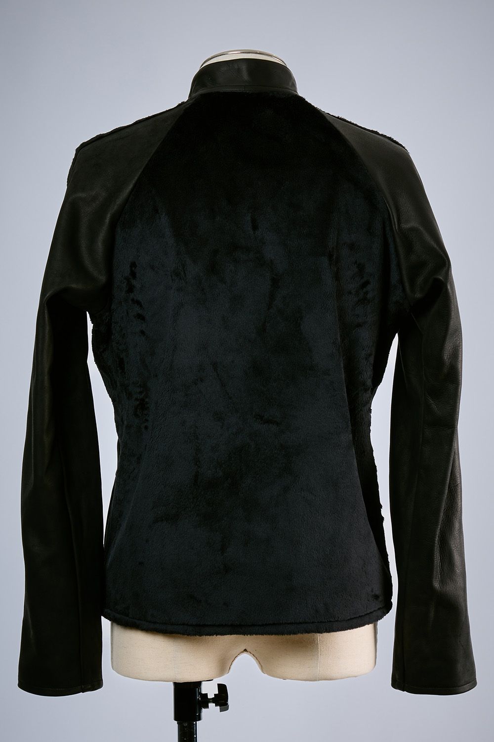 Fur＆Eco Leather Raglan Blouson / ファー エコレザー ラグランスリーブ ブルゾン