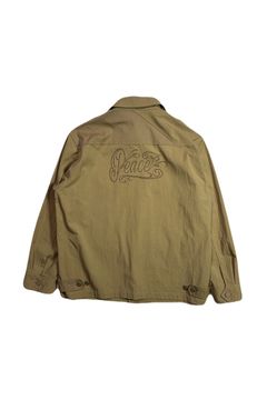 N/C GABA JACKET/Peace / ナイロン コットン  ギャバジン ジャケット Peace METAL HOTFIX