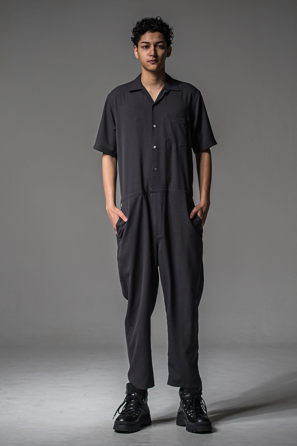 rage twill half all in one / 半袖シャツオールインワン