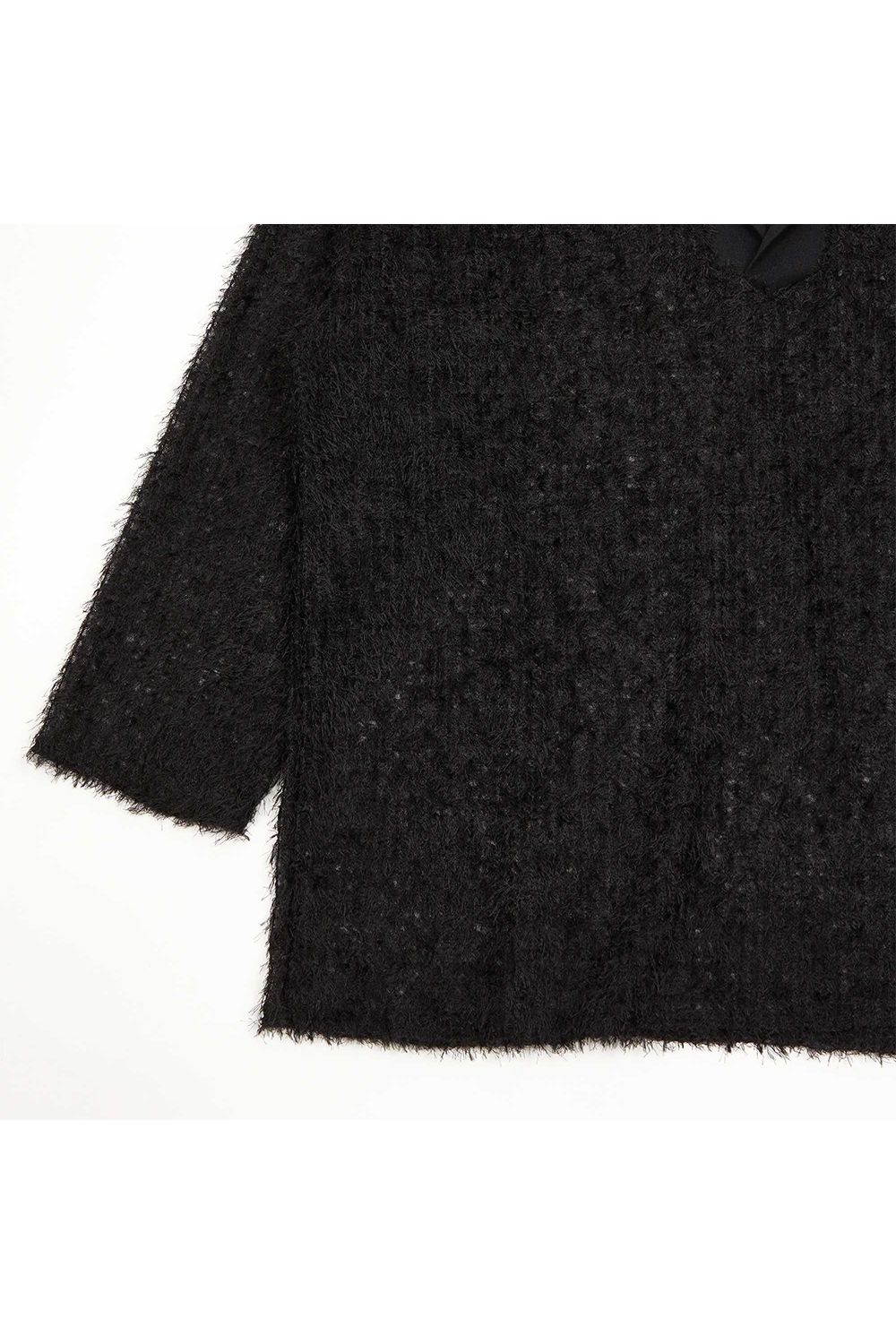 Lace skipper collar SH / レース スキッパー カラー シャツ