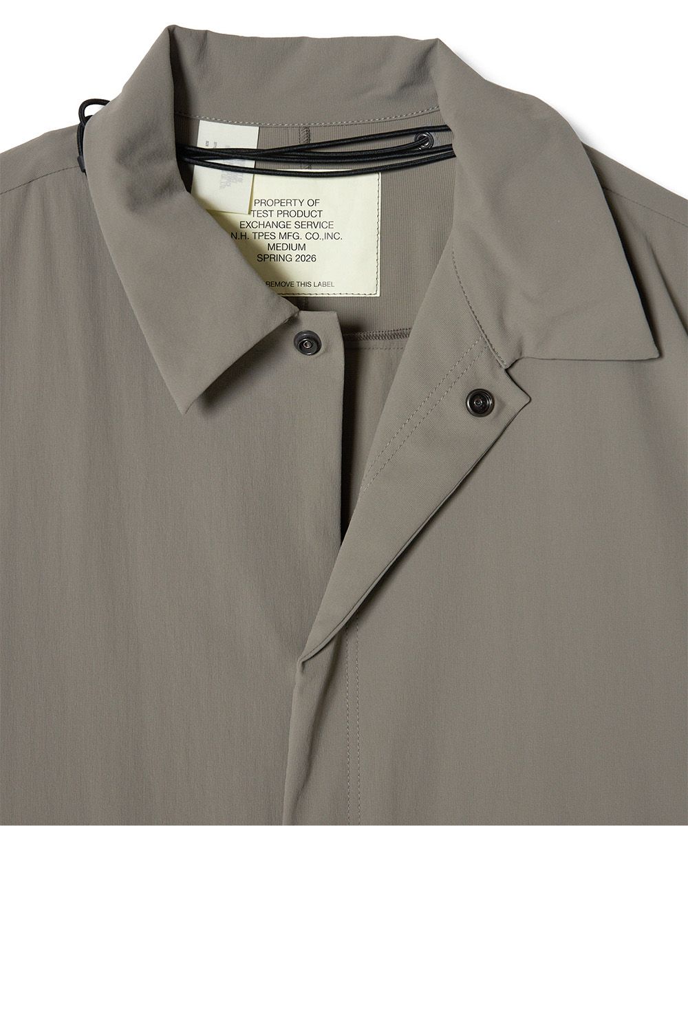 N.HOOLYWOOD TEST PRODUCT EXCHANGE SERVICE DRAWSTRING SHIRT / エヌハリウッド テストプロダクトエクスチェンジサービス ドローストリング シャツ