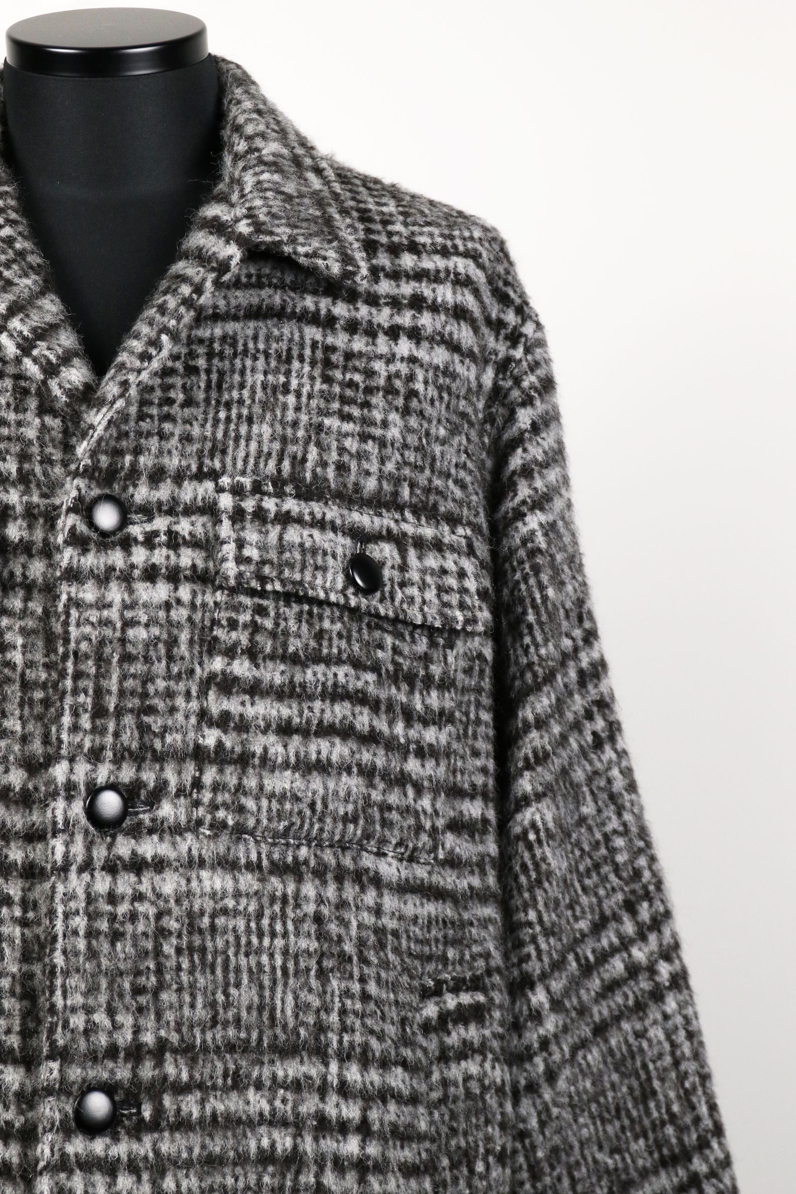 ALPACA SHAGGY PLAID LOGGER JACKET / アルパカシャギープレイド ロガージャケット
