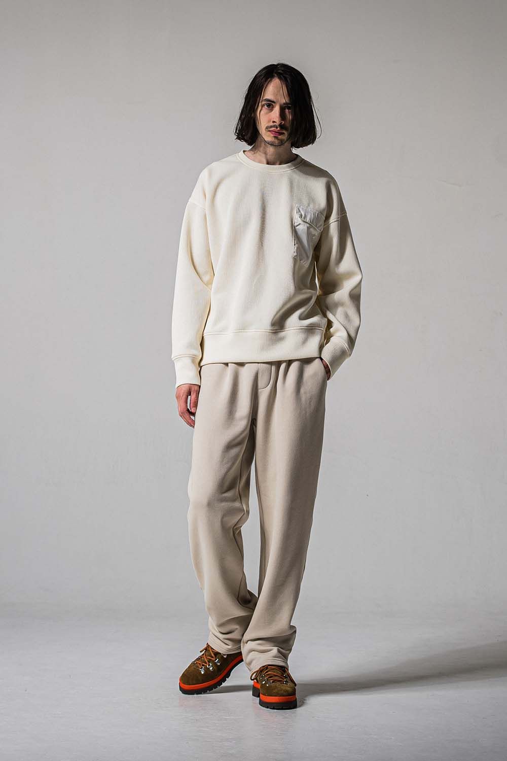 HF URAKE WIDE TUCK PANTS / 裏毛 ワイドタックパンツ
