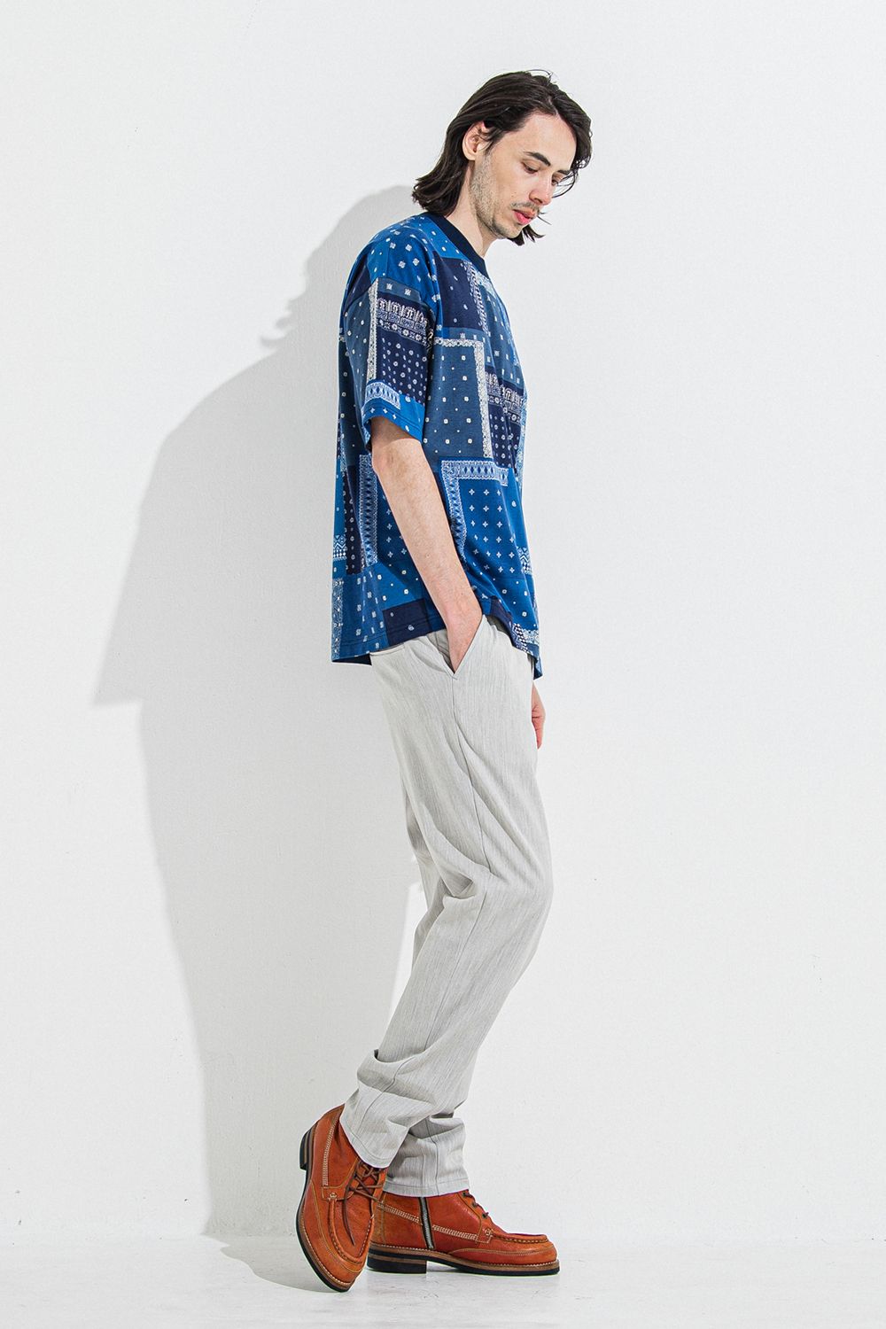 BANDANA OVER TEE / バンダナ オーバーサイズ Tシャツ