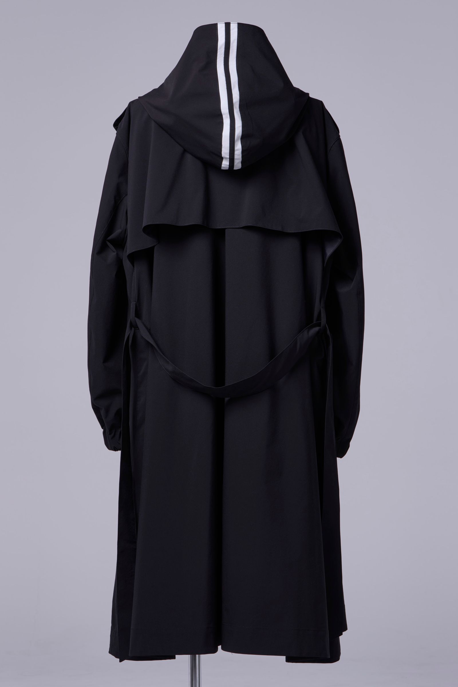 Sustainable Tuffeta Line Big Silhouette Hoodie / ライン ビッグシルエット フーディー