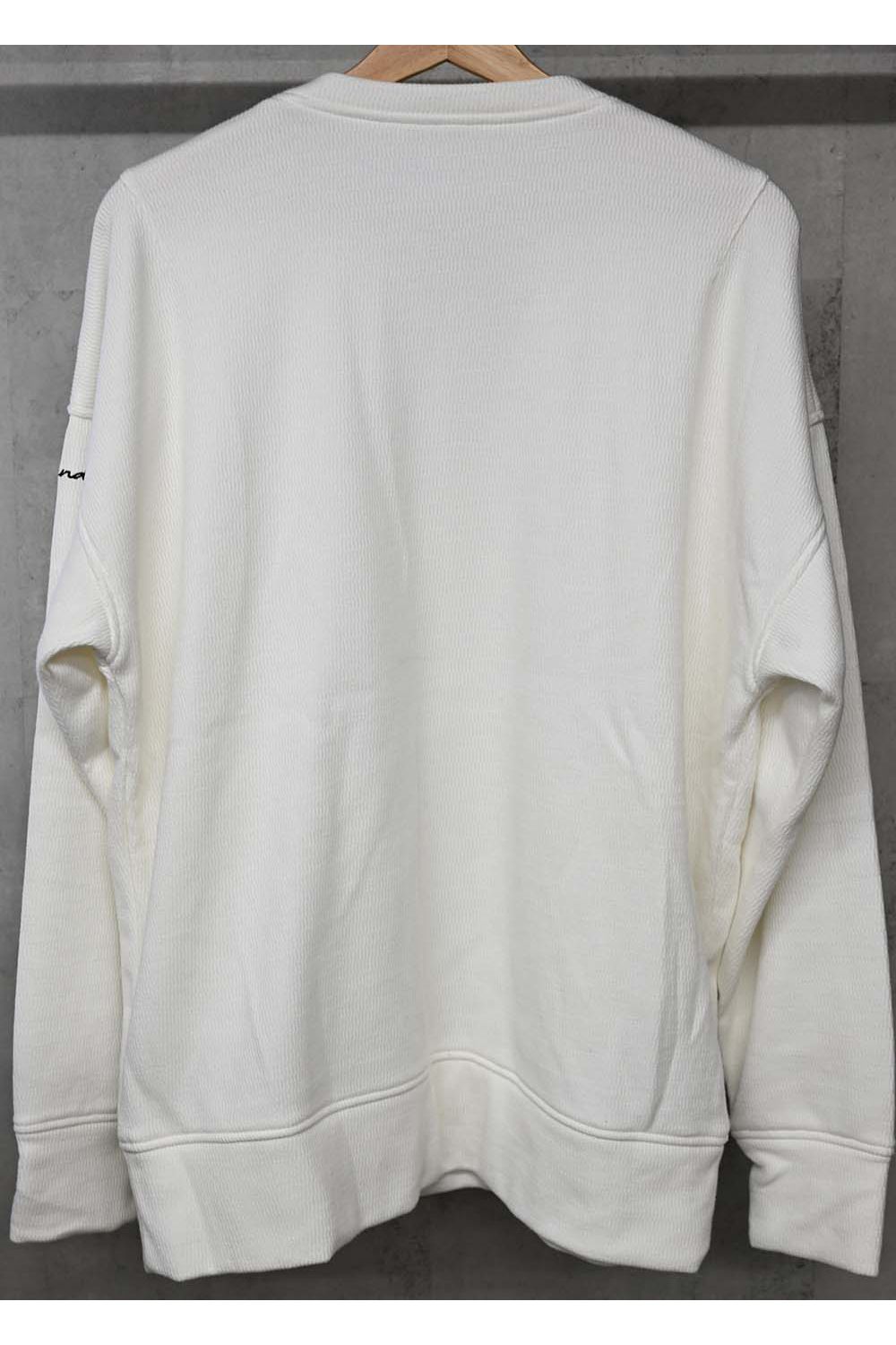VELOURS FLEECE THERMAL LOOSE TRAINER / ベロア フリース サーマル ルーズ トレーナー