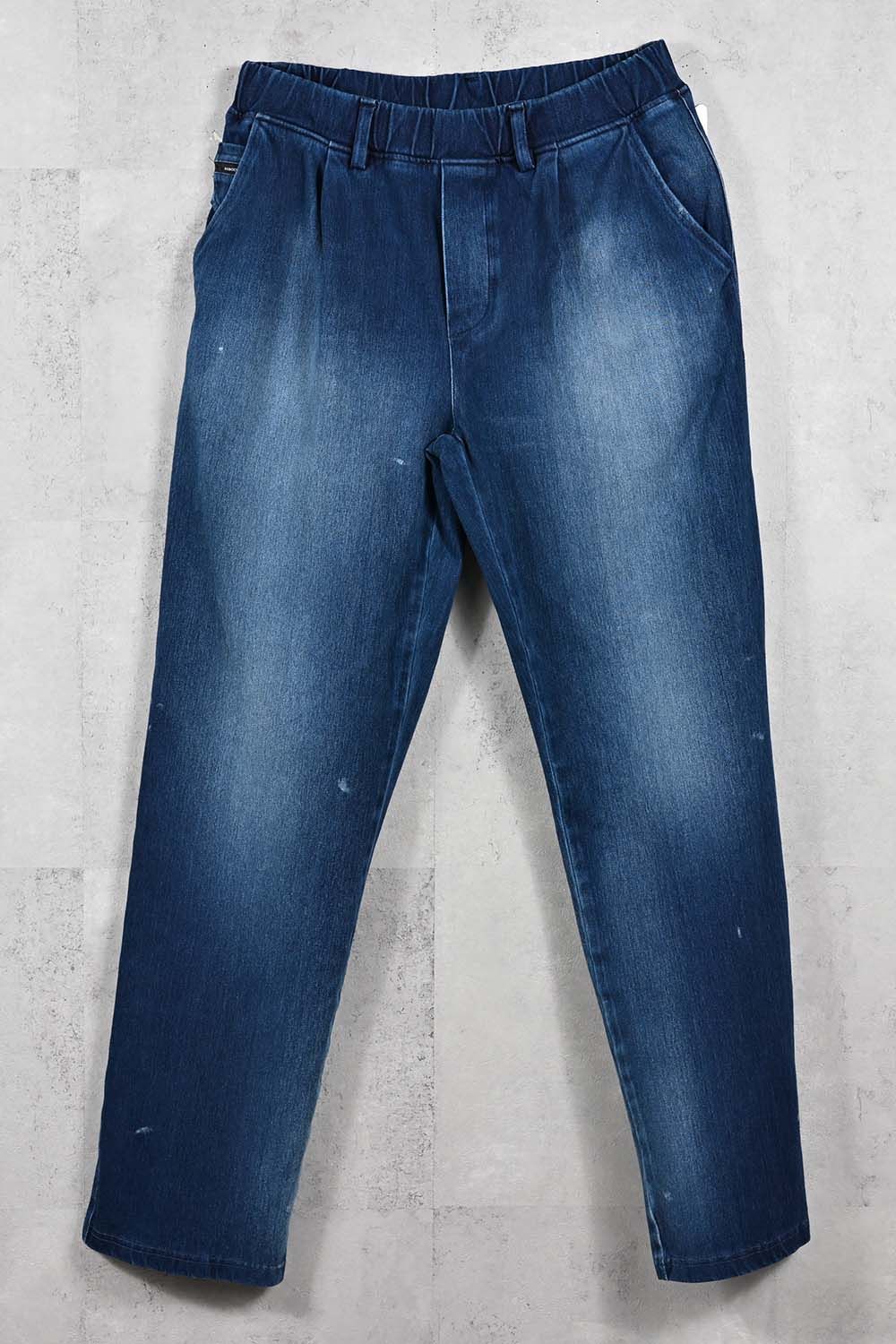 DENIM JERSEY WIDE PT / デニムジャージワイドパンツ