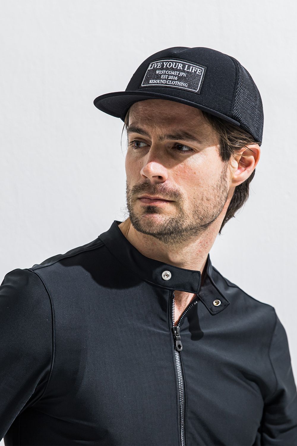 LIVE MESH CAP / ロゴワッペン メッシュ ベースボール キャップ