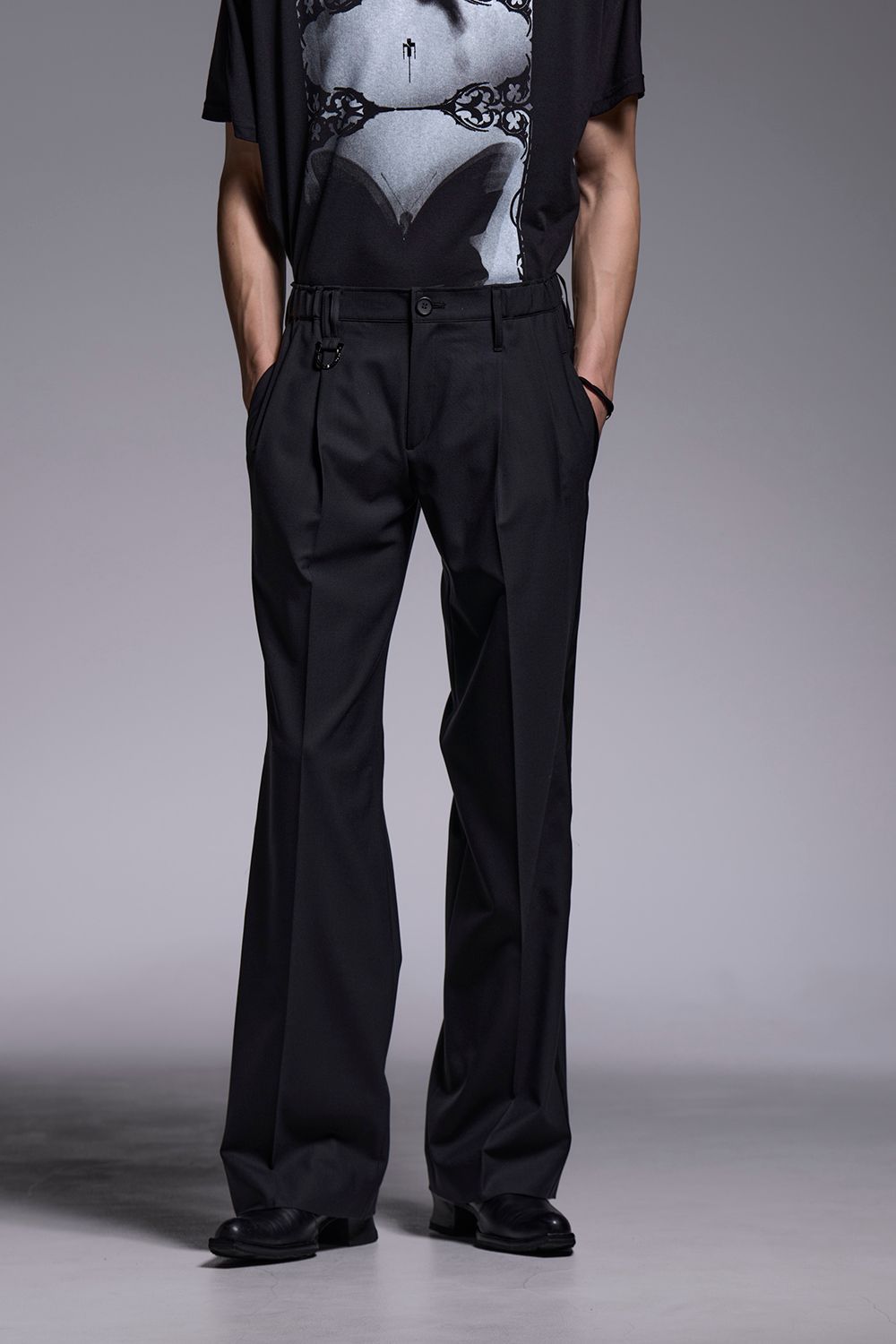 TWS Tropical Side Line Wide Slacks / TWSトロピカル サイドライン ワイドスラックス