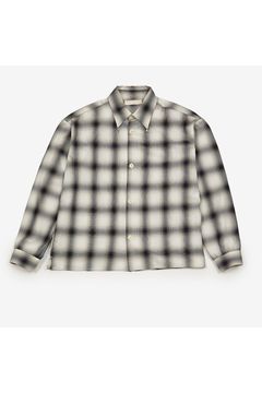 Ombre check SH / オンブレ チェック シャツ