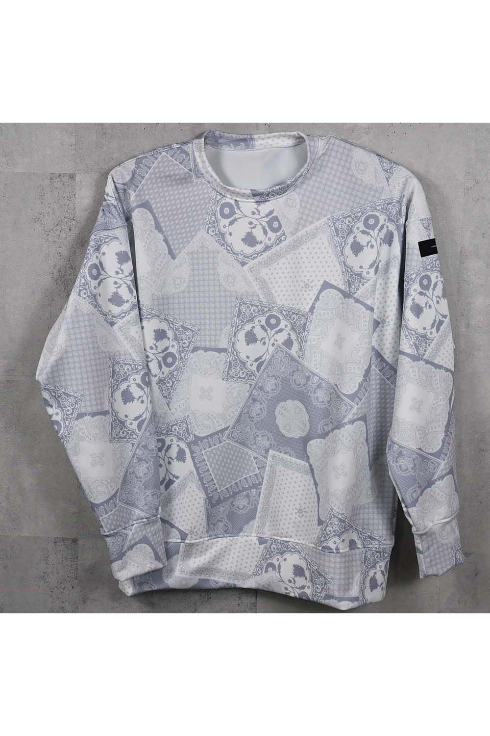 PAISLEY BACK FLEECE DROP TRINER / ペイズリー バック フリース ドロップ トレーナー