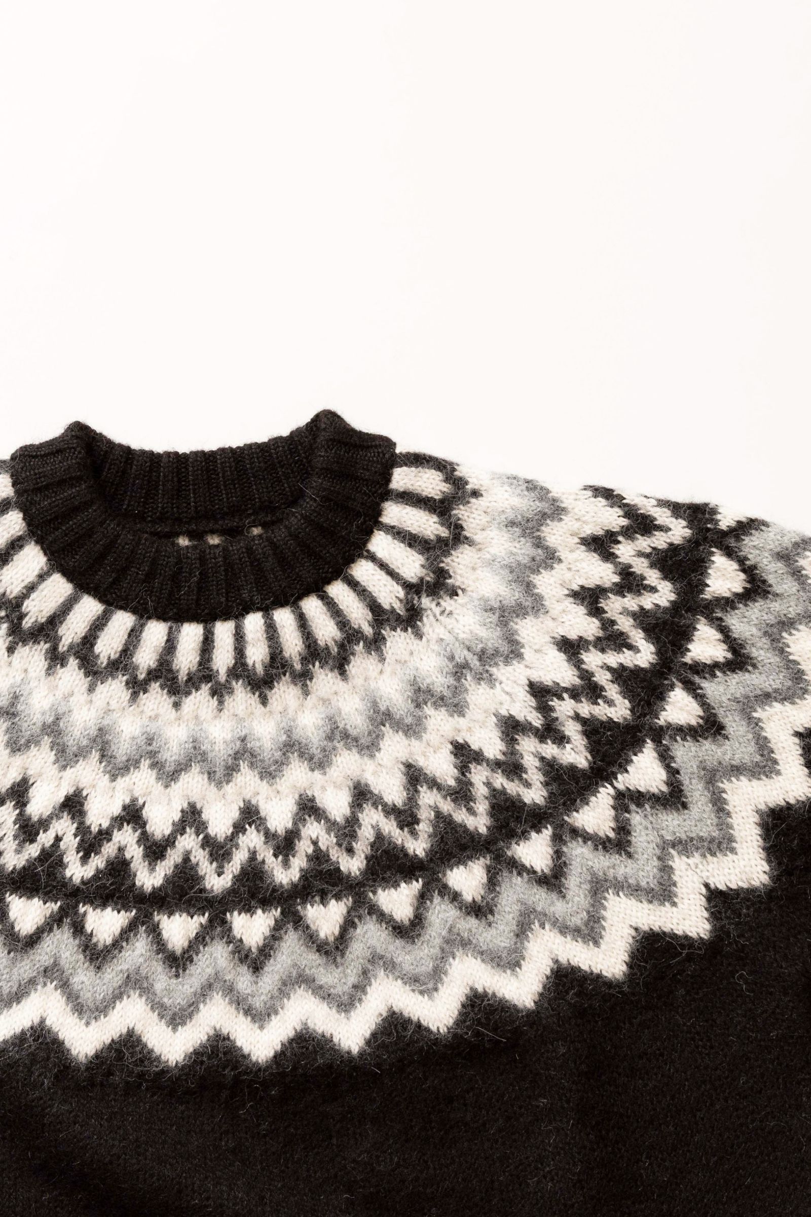 NATURAL COLOR ALPACA SNOW PATTERN JUMPER / ナチュラルカラー アルパカ スノーパターン ジャンパー