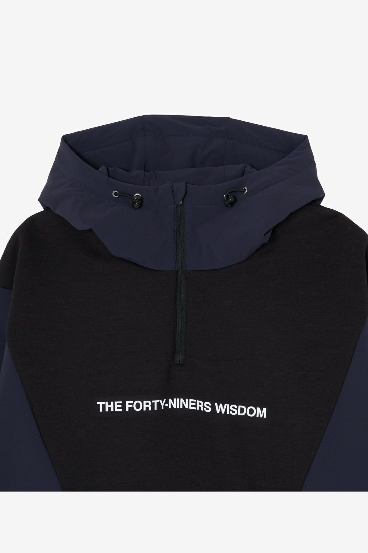TFW49 - CARDBOARD MATERIAL HALF ZIP HOODIE / カードボード