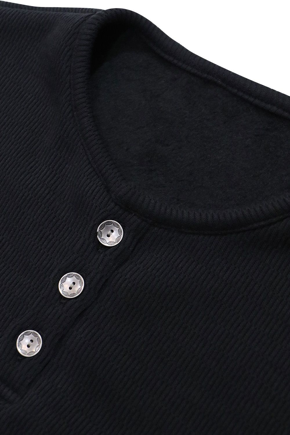 VELOURS FLEECE THERMAL HENRY / ベロア フリース サーマル ヘンリーネック