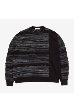 Multi border knit P/O / マルチ ボーダー ニット プルオーバー