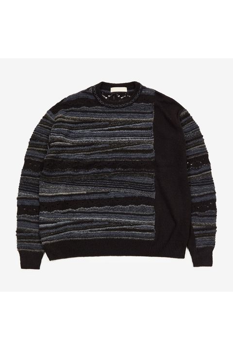Multi border knit P/O / マルチ ボーダー ニット プルオーバー