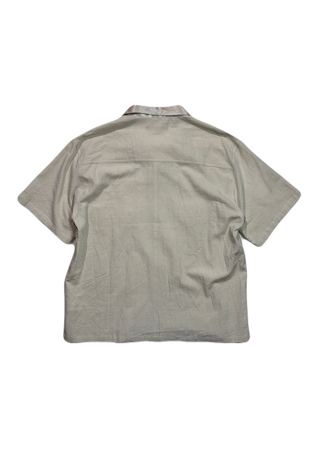 CO/W VIYELLA SHIRT / コットン ビエラ ショートスリーブ オープンカラーシャツ