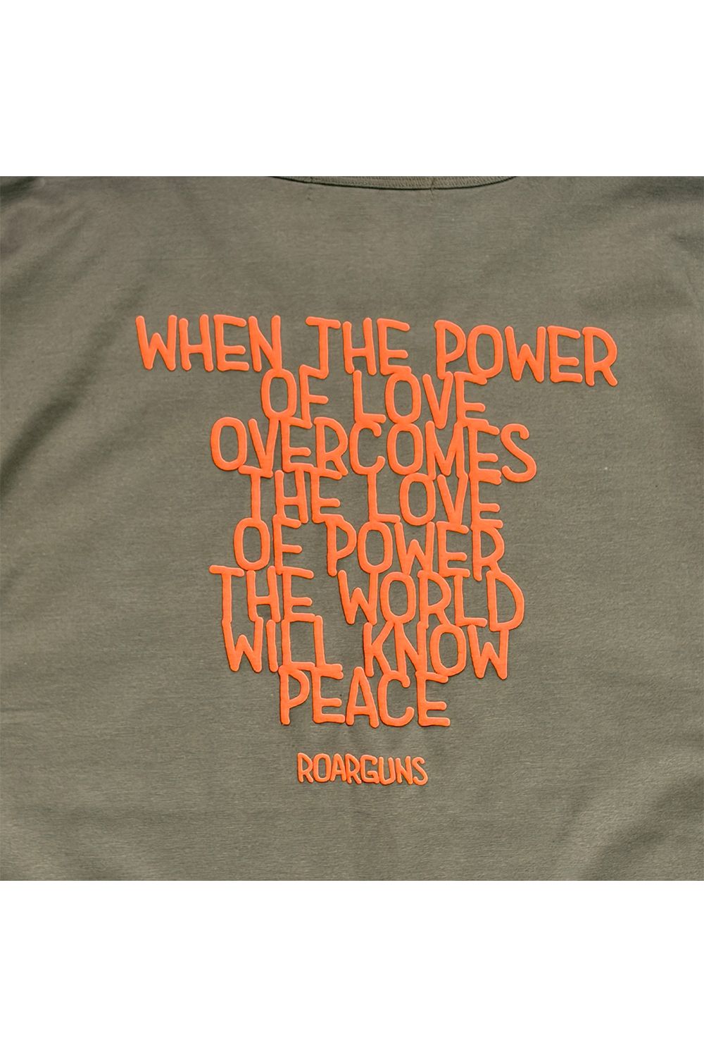 ORG/CO S/TEE MESS/SW / オーガニックコットン ショートスリーブ Tシャツ / メッセージプリント スワロフスキー