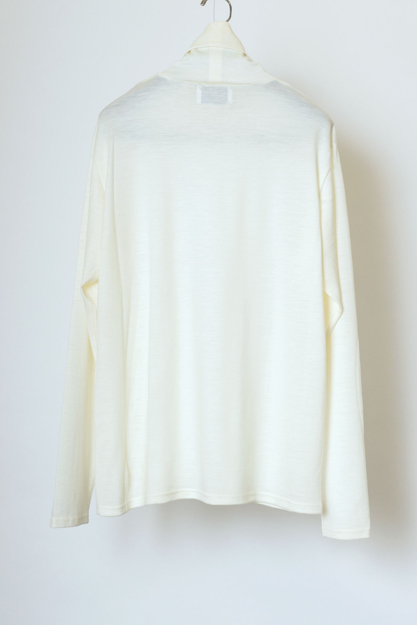 RAINMAKER - WASHABLE WOOL HIGH NECK SHIRT / ウォッシャブル ウール ハイネック シャツ |  laid-back