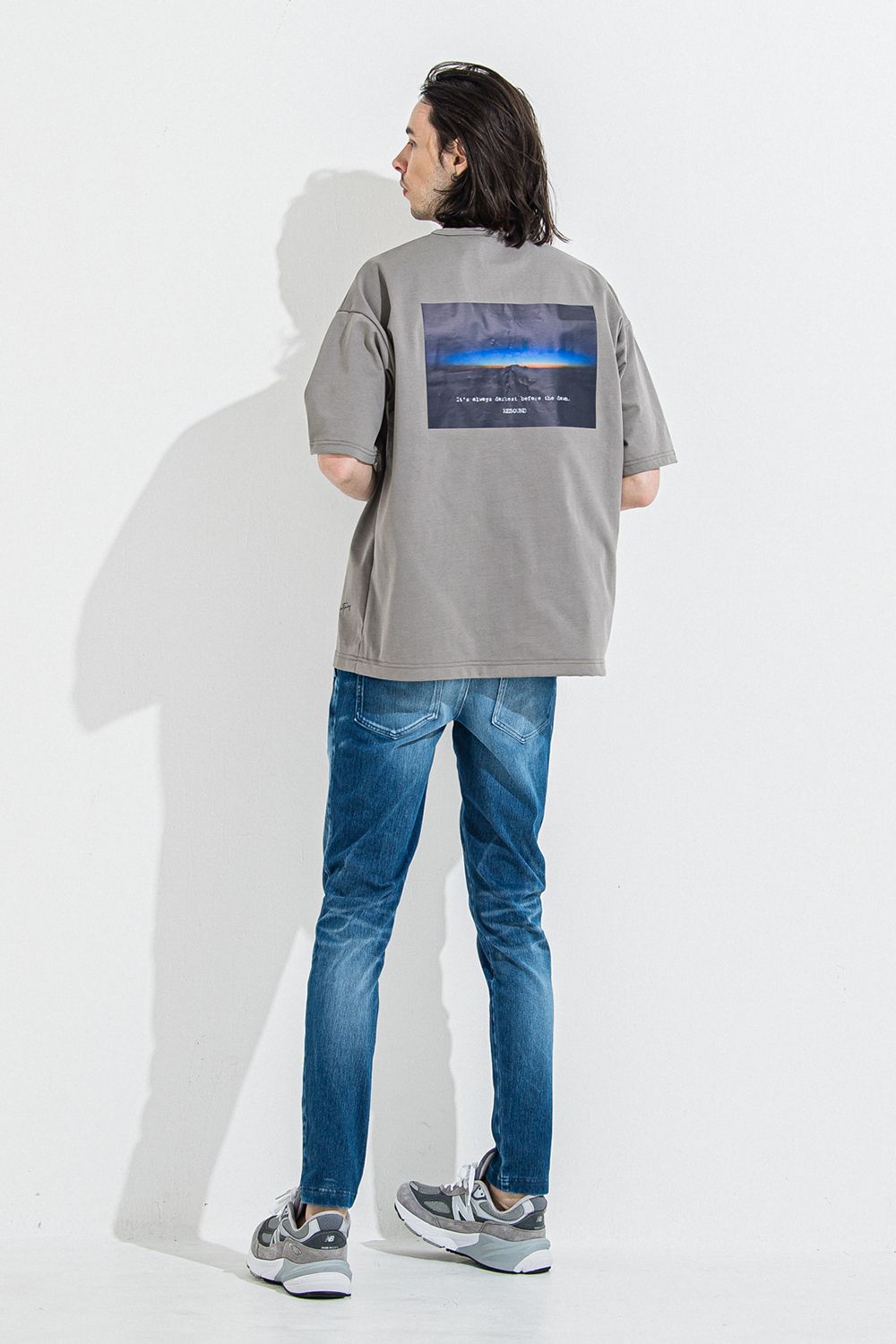 DENIM JERSEY CHRIS EASY TUCK PT / デニム ジャージ クリス イージー タック パンツ