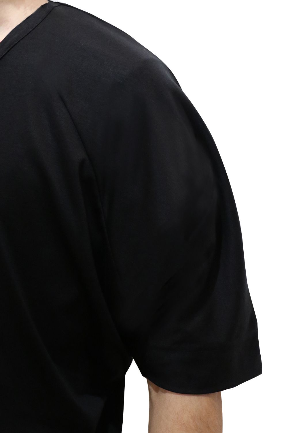 Viscose Organic Frill V Dolman T-Shirt / ヴィスコース オーガニック フリル ブイ ドルマン ティー シャツ