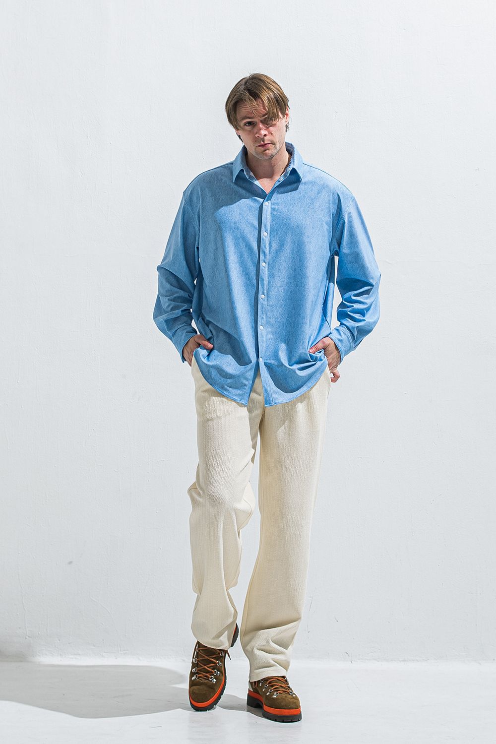 SEMI WIDE TUCK PANTS / セミワイド タック パンツ