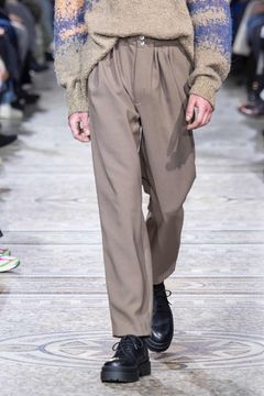 Double cross 4 tuck trousers / ダブル クロス 4タック トラウザーズ