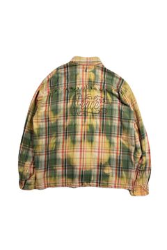 CO CHECK SHIRT / Peace / コットン チェック シャツ Peace METAL HOTFIX