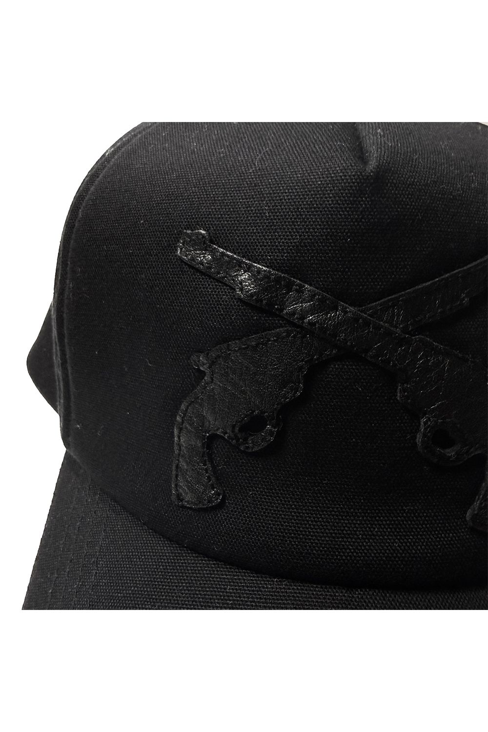 CROSSGUN LEATER CAP / クロスガン レザー キャップ