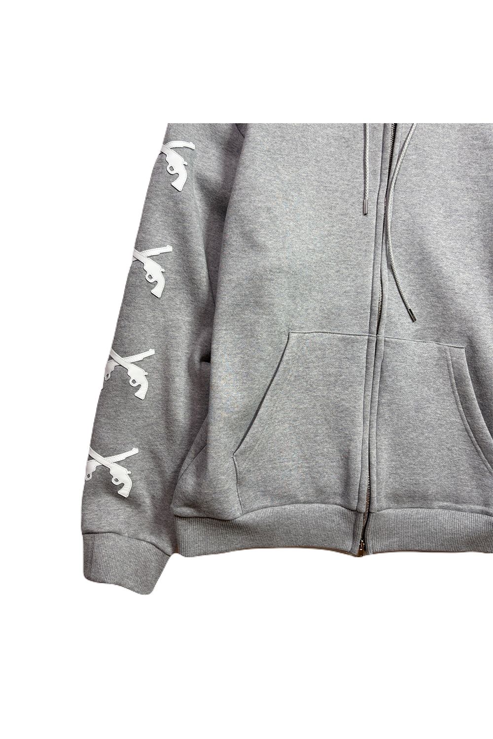 LEATHER PATCH HOODIE / レザー パッチ フーディ