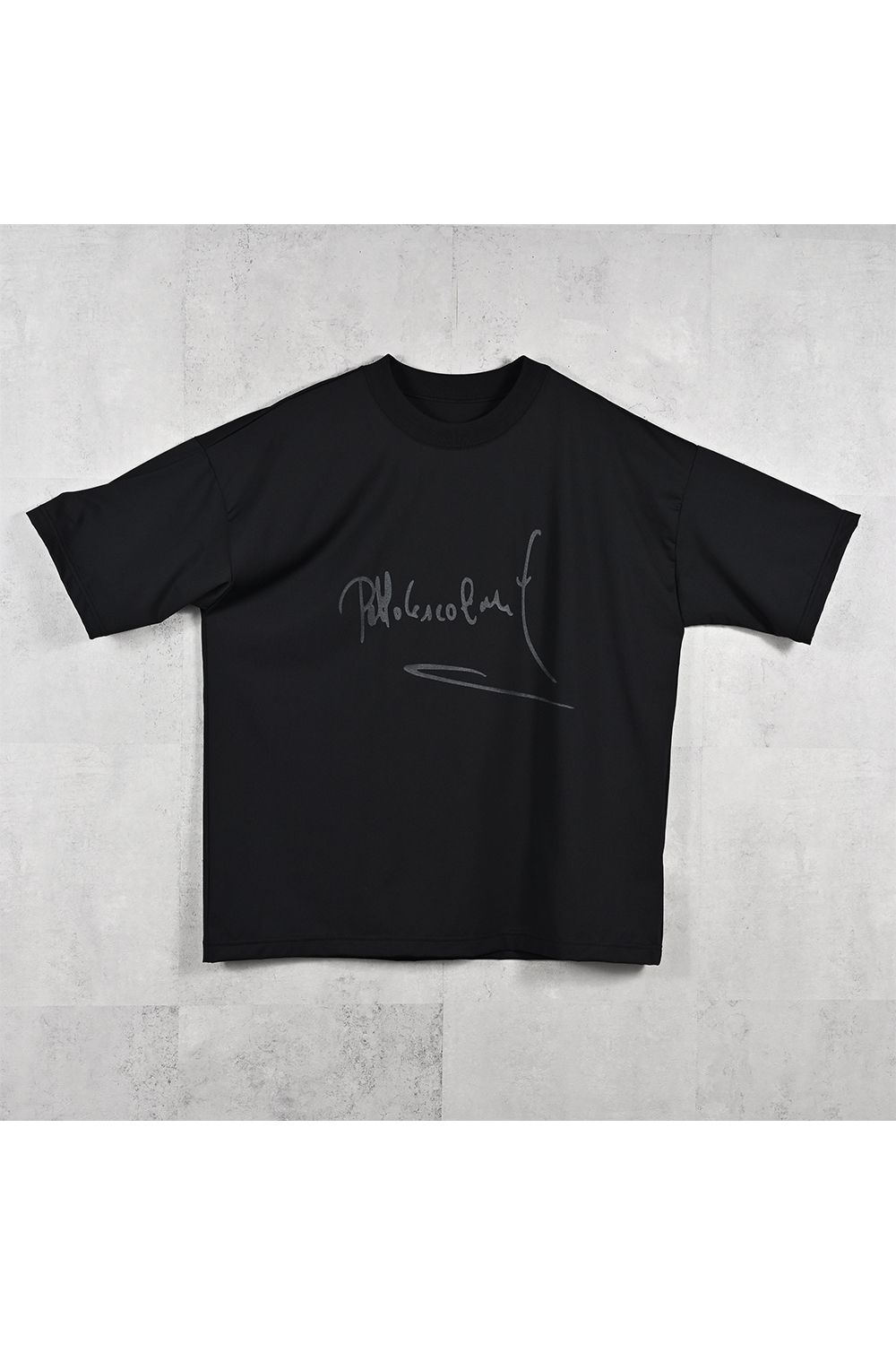 PB sign overnylon T / ナイロン オーバーサイズTシャツ