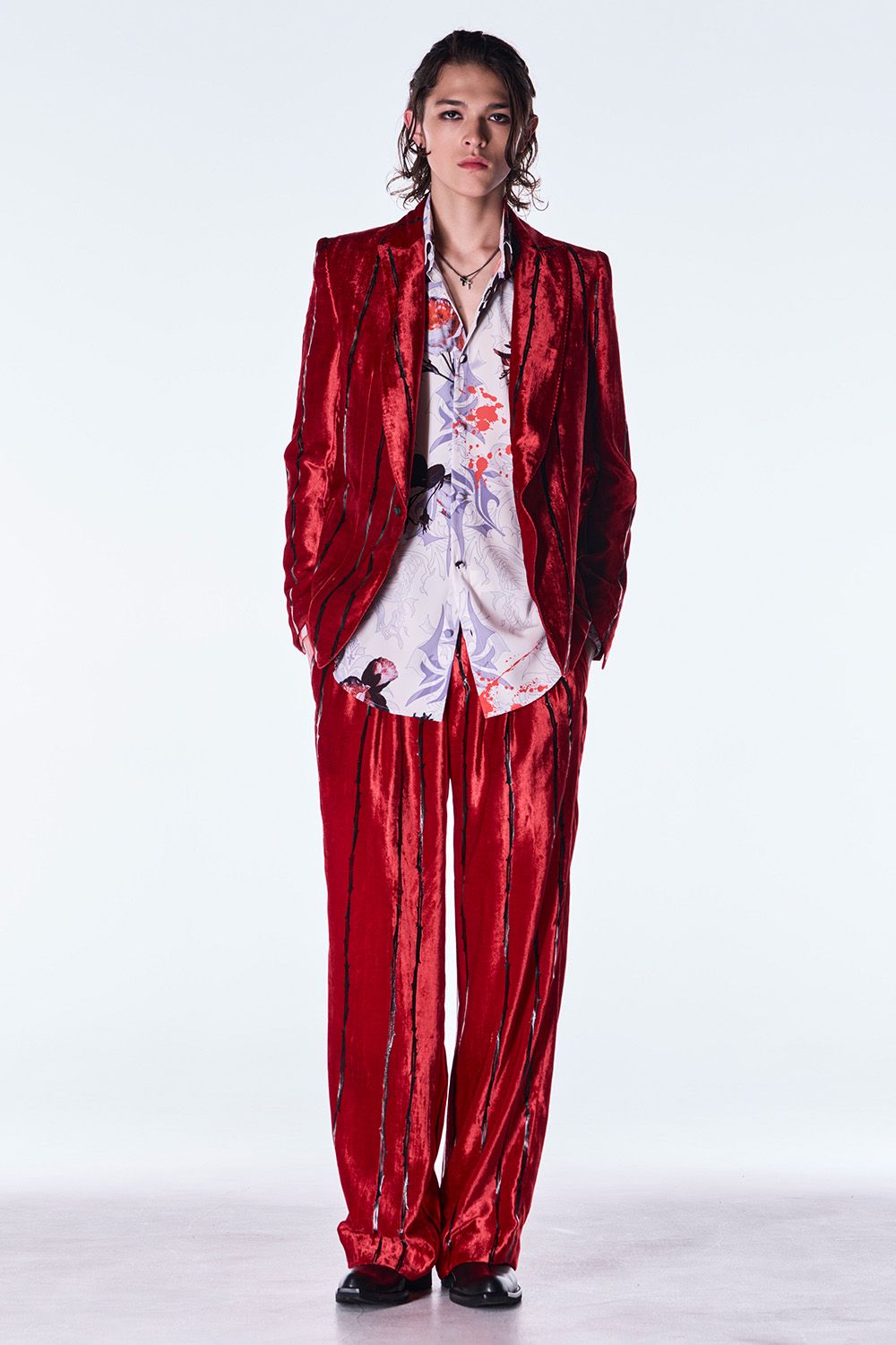 TOGE Velvet Wide Slacks / トゲ ベルベット ワイド スラックス