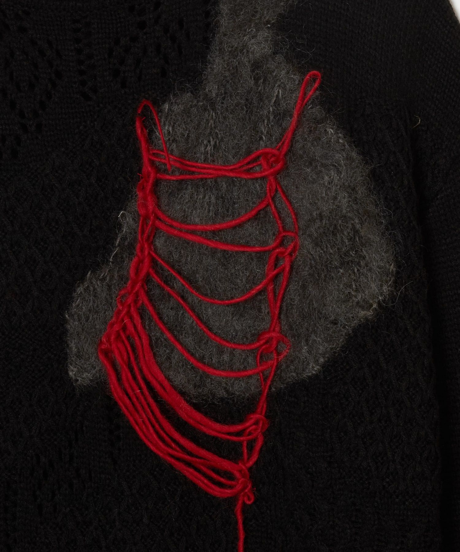 Mixed fur knit P/O / ミックス ファー ニット プルオーバー