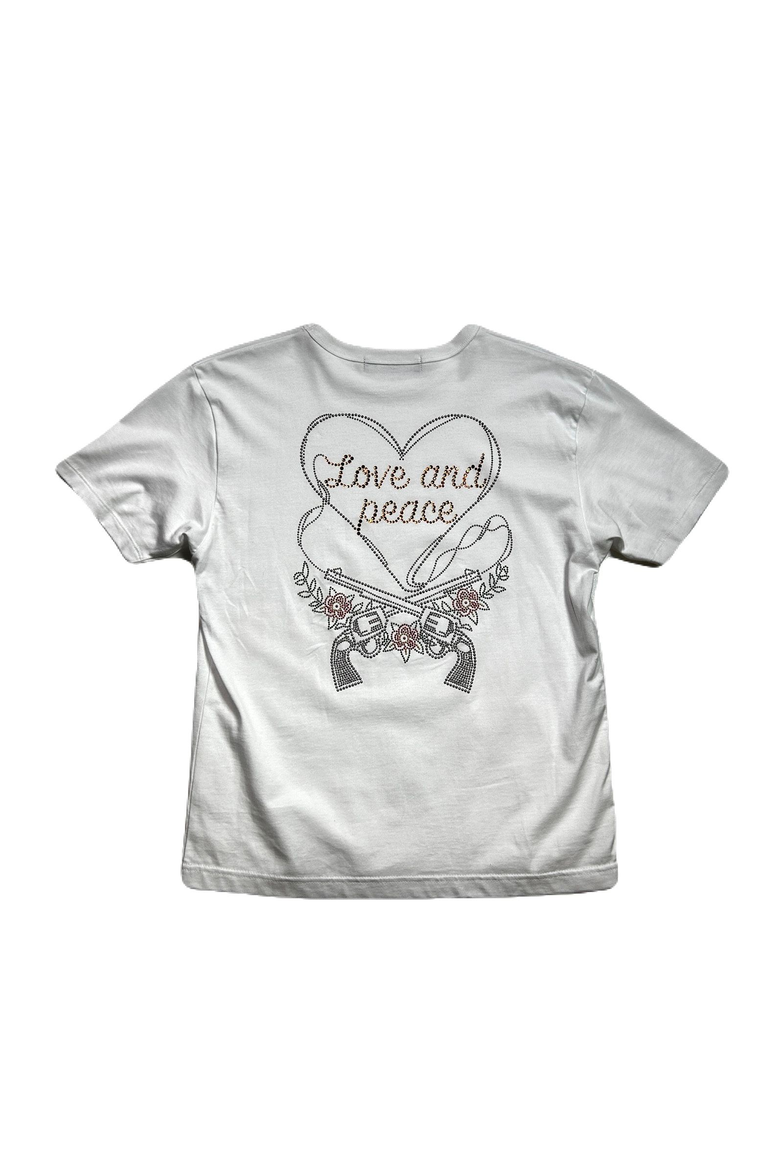 〈レディース〉HEART CROSSGUN T / ハート クロスガン Tシャツ