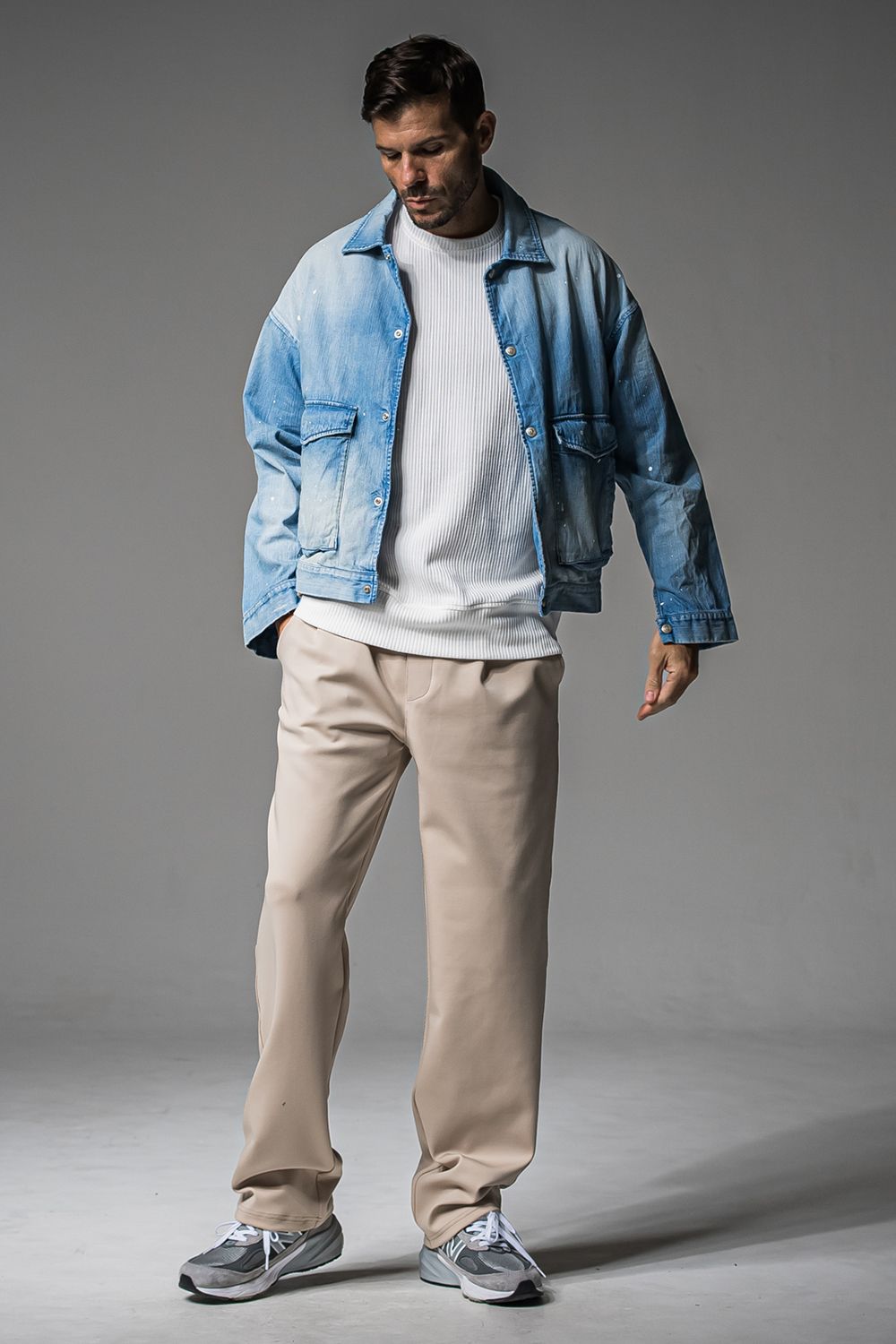 CHRIS EASY WIDE TUCK PANTS / クリス イージーワイドタックパンツ