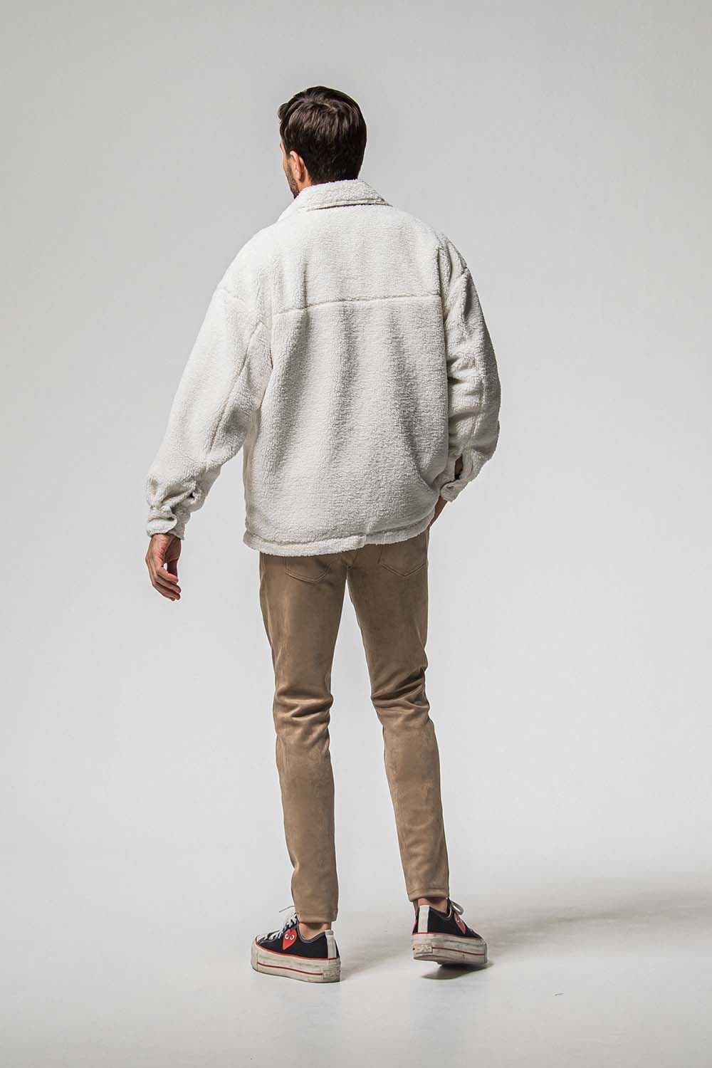 CHRIS EASY SUEDE TUCK PANTS / クリス イージー スウェード タックパンツ