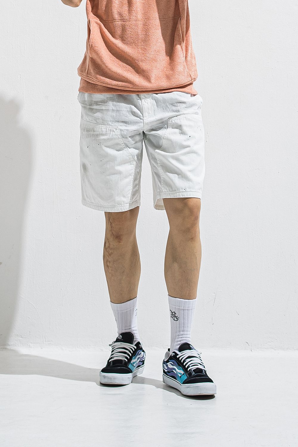 DOUBLE KNEE SHORTS / ダブルニー ショーツ