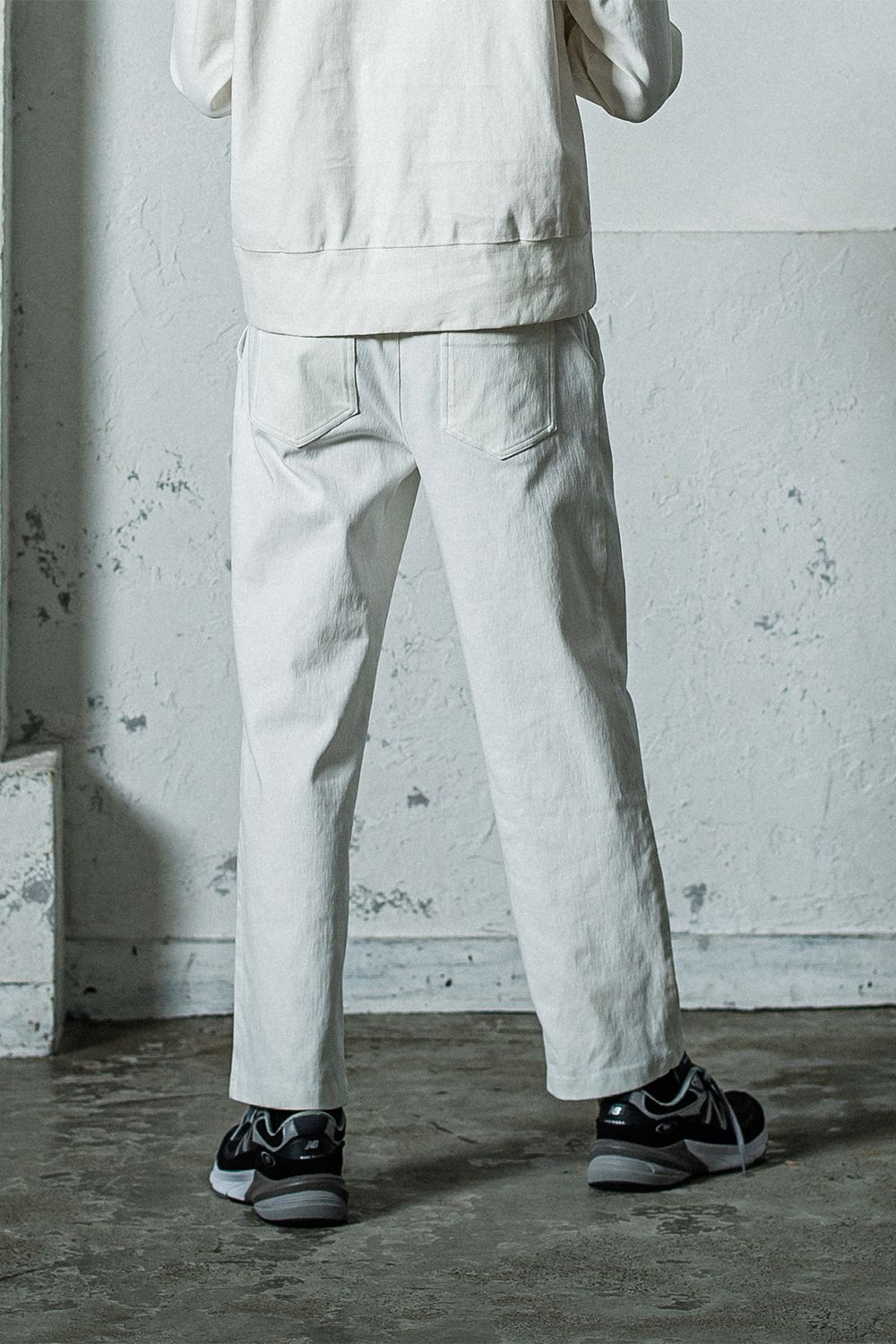 RESOUND CLOTHING - EX DENIM JERSEY WIDE PT / EXデニム