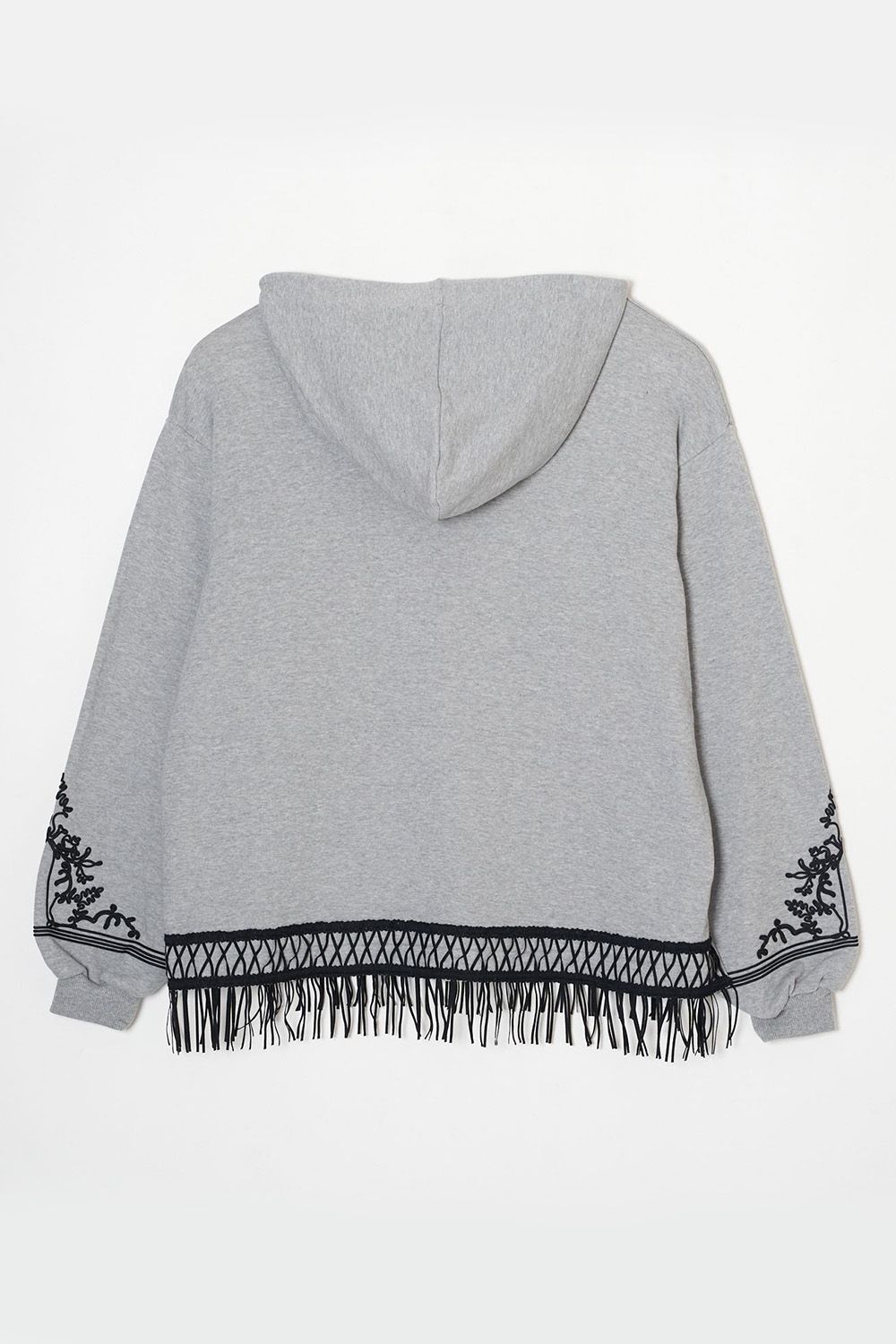 Embroidery wide hoodie / エンブロイダリー ワイド フーディー