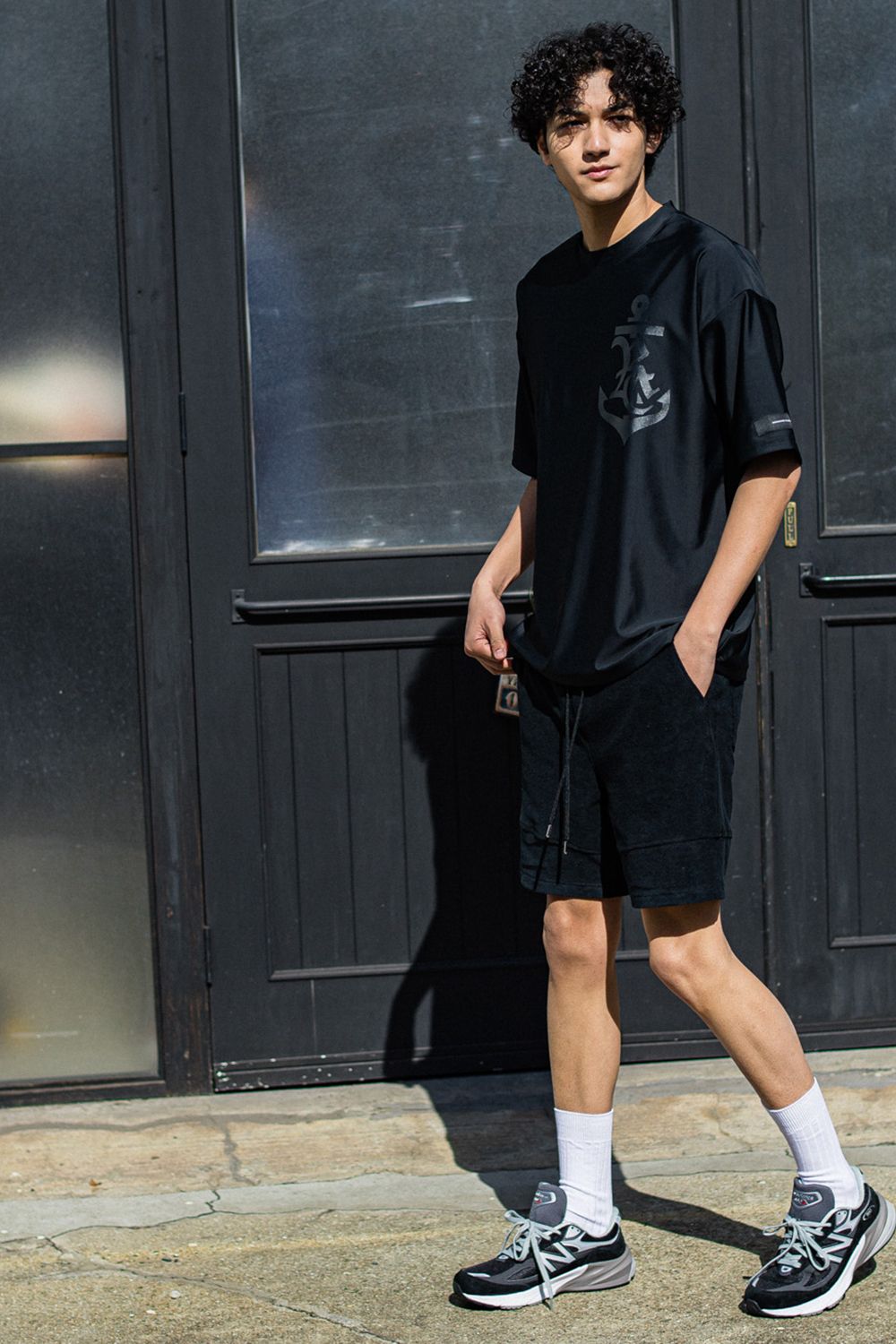 RESOUND CLOTHING ANCHOR RC RASH OVER T / アンカーロゴ ラッシュオーバーTシャツ laidback