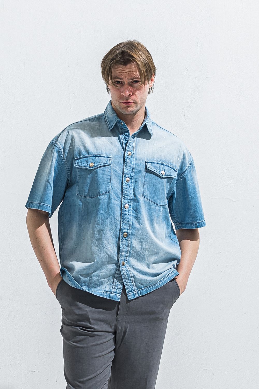 HALF DENIM SHIRTS / ハーフ デニム シャツ