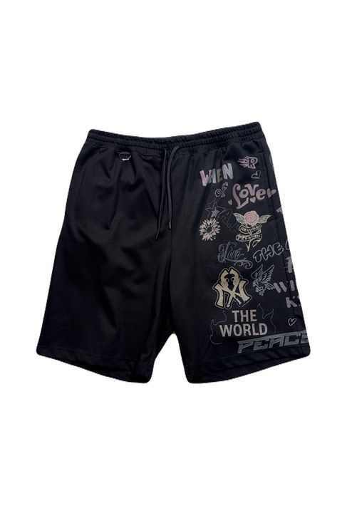 ST/JER SHORTS INKJET / ストレッチジャージ ショートパンツ インクジェットプリント