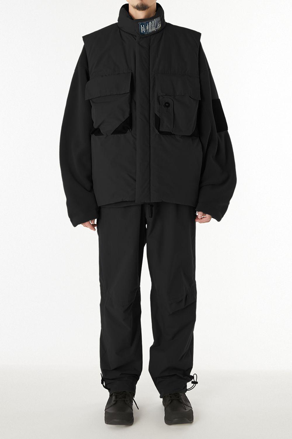 N.HOOLYWOOD TEST PRODUCT EXCHANGE SERVICE PUFFER VEST / エヌハリウッド テストプロダクトエクスチェンジサービス パファーベスト