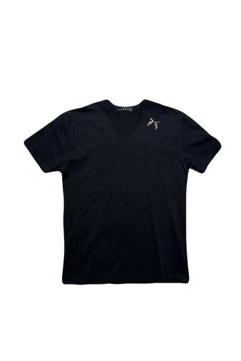 SMALL CROSSGUNS T / スモール クロスガン Vネック Tシャツ