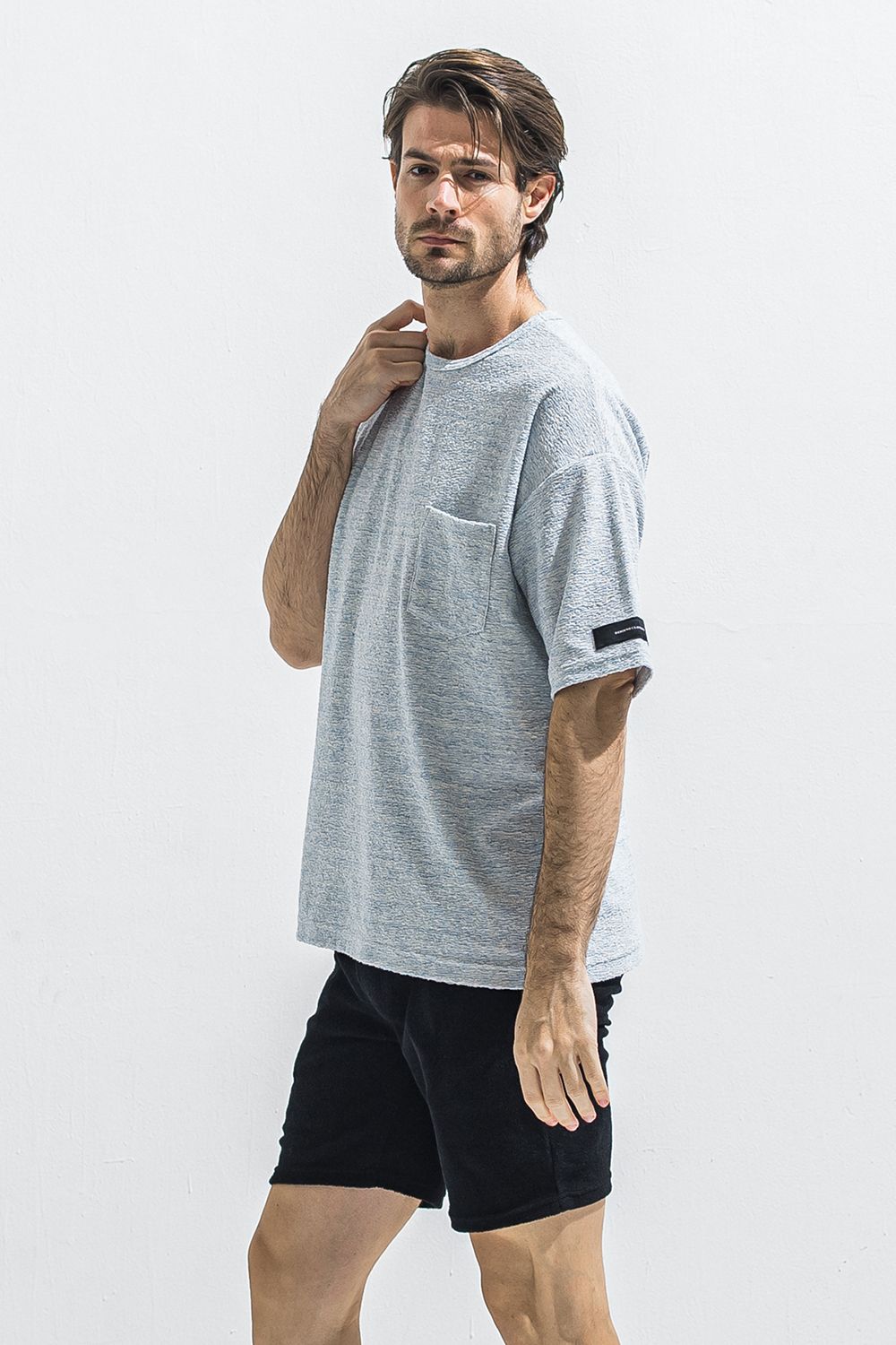 PILE OVER TEE / パイル オーバーサイズ ポケットTシャツ