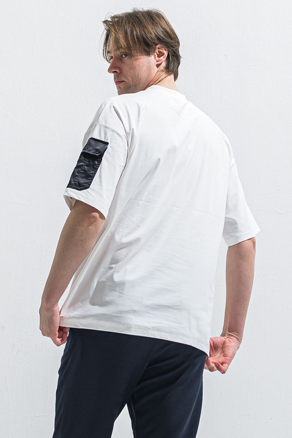 MILITARY POCKET NYLON OVER TEE / ミリタリー ポケット ナイロン オーバー Tシャツ