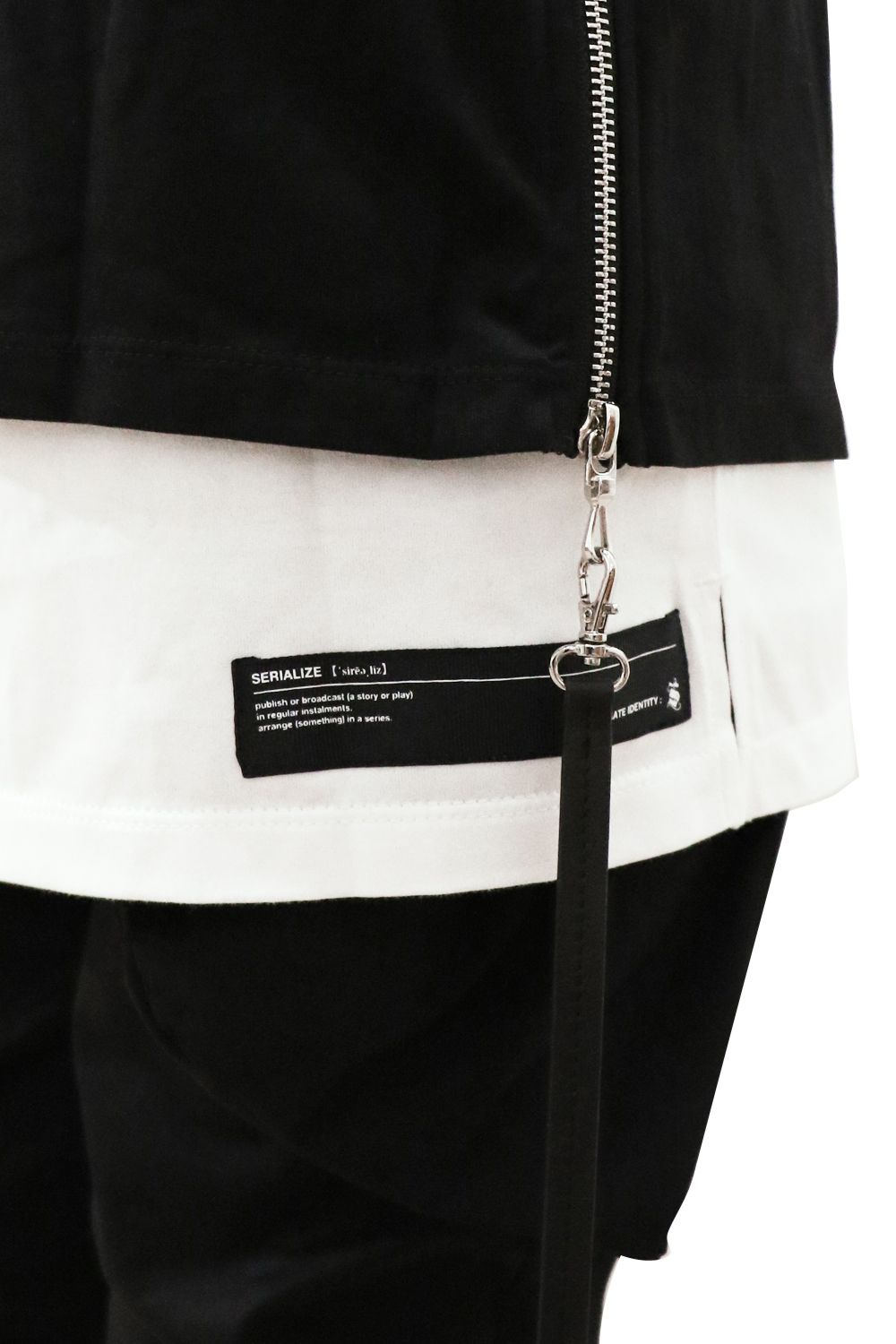 LOGO ZIP TEE × TANK TOP / ロゴジップ ティー × タンク トップ